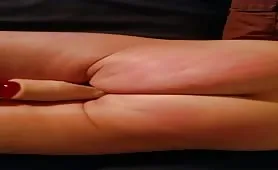 Using a dildo fuck machine