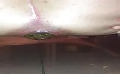 Close up pooping