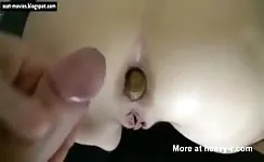 Cum on her shitty ass