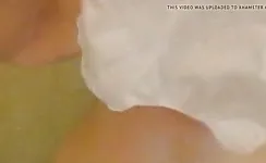 Mature woman squirts in a hotel room