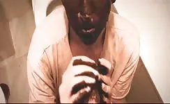 Blowjob after smearing it