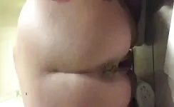 Shitting on her knees
