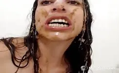Mix of hot girls shitting