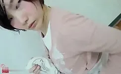 Mix of petite girls pooping
