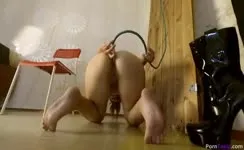 beautiful babe shits on slave's face