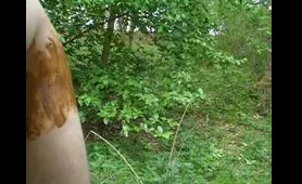 Slut drops a nasty Shit bomb
