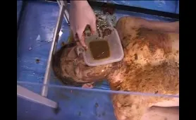 Hottie forced to eat a nasty crap