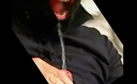 This Dude loves to piss and gets treated to a golden shower
