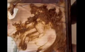 Woman Shits on a Picture