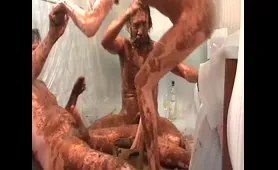 Russian Bisexuals Shit Together