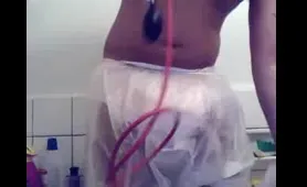 Man Shits in Diapers