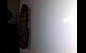 Dude Chews Fresh Shit