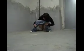 Woman Poops and Pees in Public