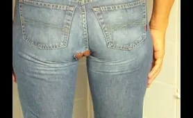 Man Poops in Jeans