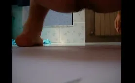 Gay guy poops in bathroom