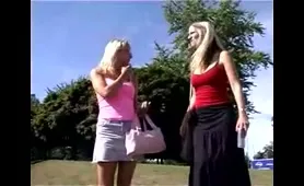 Blondes Piss on a Hill