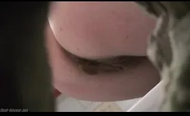 Busty Slut Takes a Dump