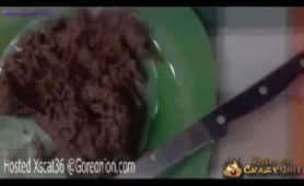 Woman Poops for Dinner