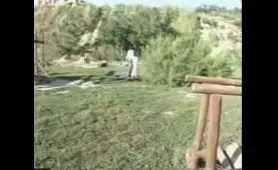 Slut Drops a Nasty Load on the Playground