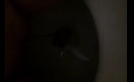 Woman Poops Diarrhea in Toilet
