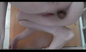 Woman Drops a Hard Solid Poop
