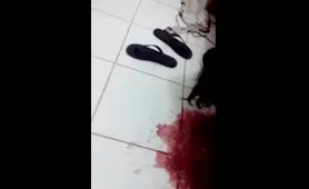 Drunk Lady Pukes and Poops