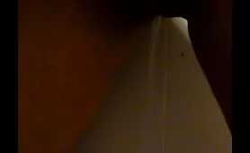 Woman Pees on the Wall