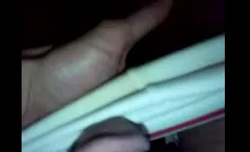 Gay boy pees and cums in poopy pants