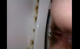 Wife Poops on the Toilet