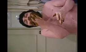 Man Shits and Smears on Himself