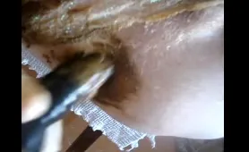 Shemale Plays Dirty Anal Games with Poop