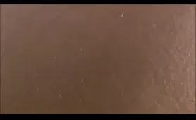 Plump woman drops a load in her underwear