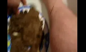 Stud Dunks Hand in toilet dump