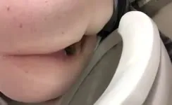 BBW babe shitting