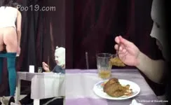 Masked teen shits on boyfriend's face