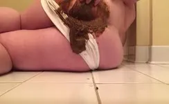 Big mess in a pair of new panties