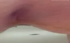 Close up of wife shitting