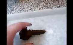 Huge pile of shit in blue jeans