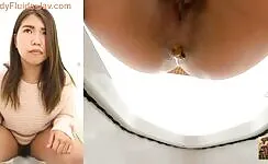 Amazing booty hole caught pooping 