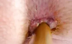 Mouth-watering pooping asshole 
