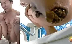 Great poop from skinny Japanese girl 
