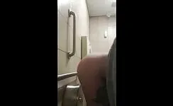Amateur girl diarrhea explosion in public toilet 