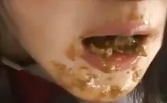 Poop eating cute Japanese gal 