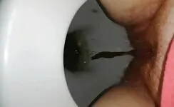 Fat pussy closeup and poop 