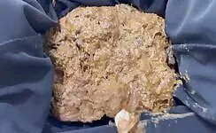 Lady Weighs Her Poop