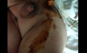 Chubby Guy Dumps a Load with Dildo