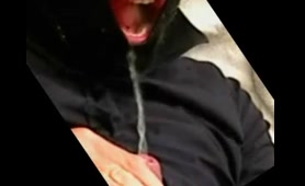 This Babe loves to piss and gets treated to a golden shower