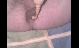 A Hottie Drops a Load on a Sex Toy