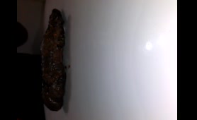 Babe Chews Fresh Shit