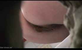 Busty Slut Takes a Dump